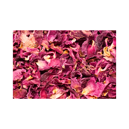 Rose petals deshidratada