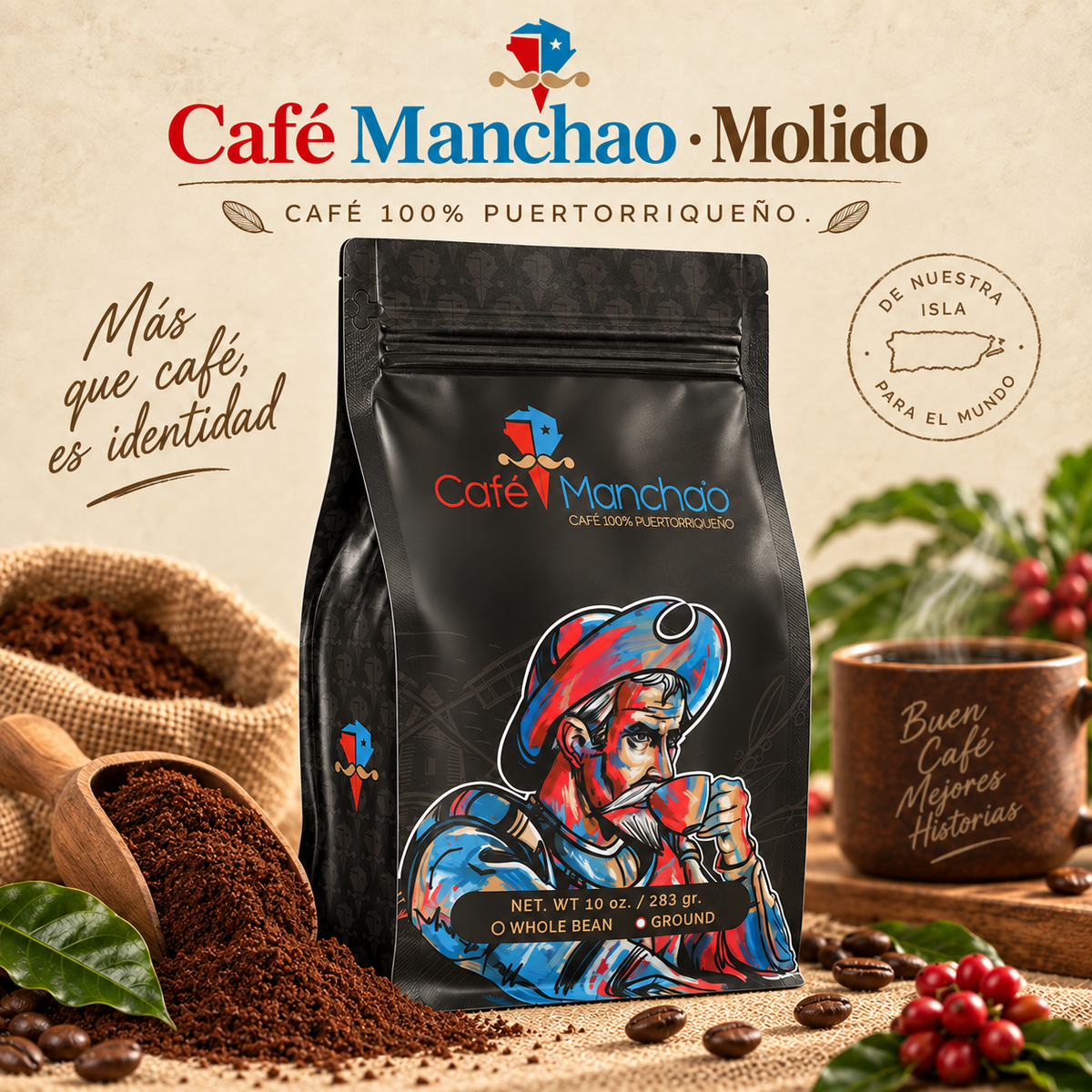 Café manchao harina