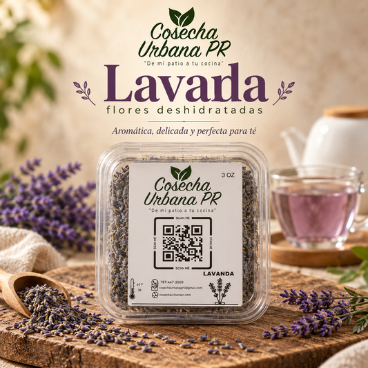 Lavanda (flores) deshidratada