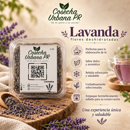 Lavanda (flores) deshidratada