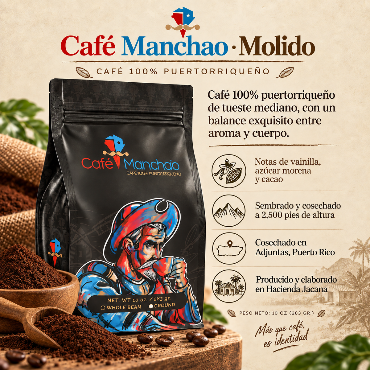 Café manchao harina