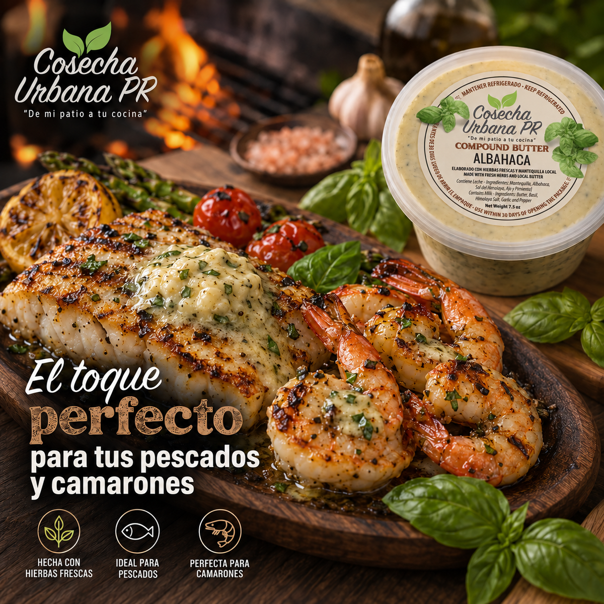 Mantequillas Albahaca