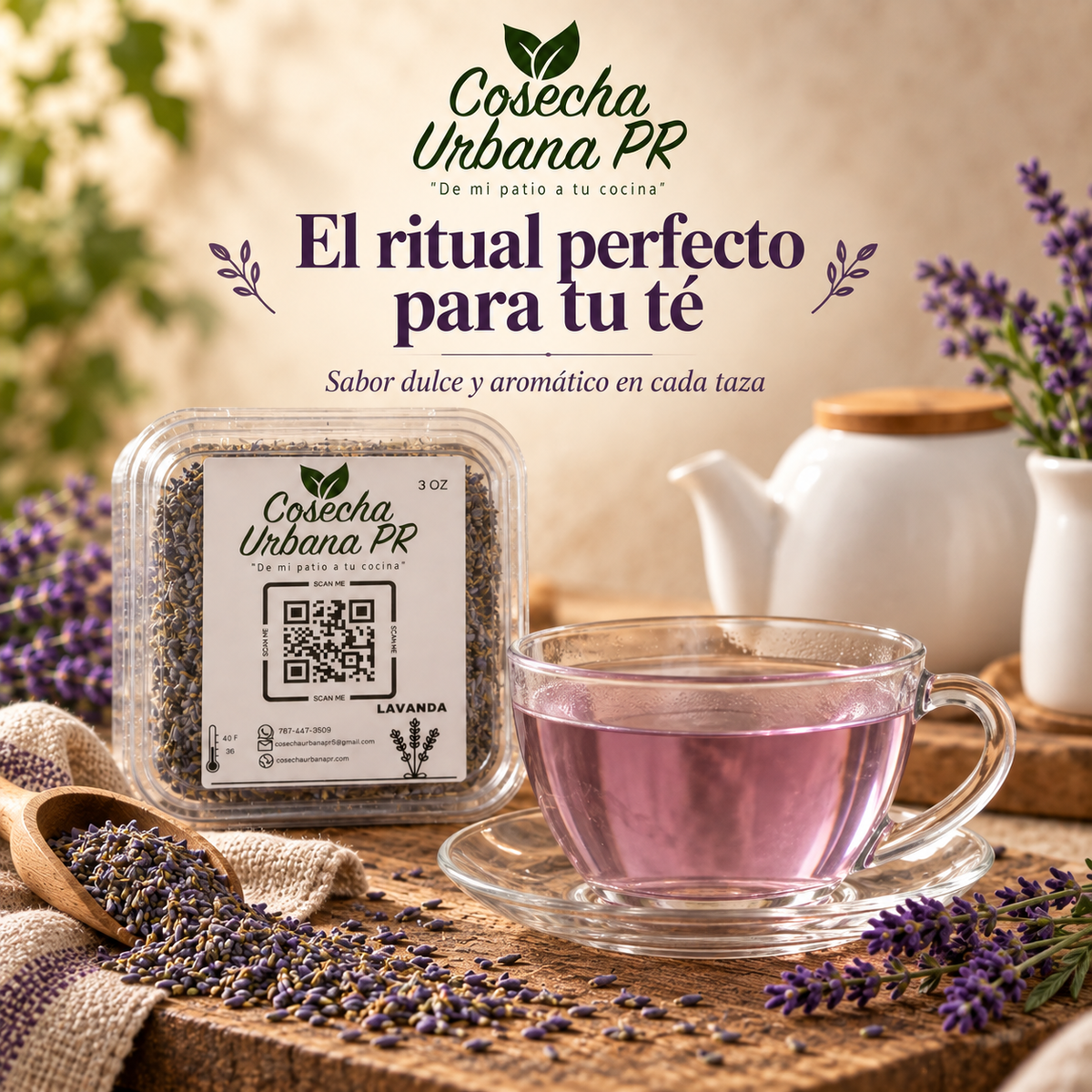 Lavanda (flores) deshidratada