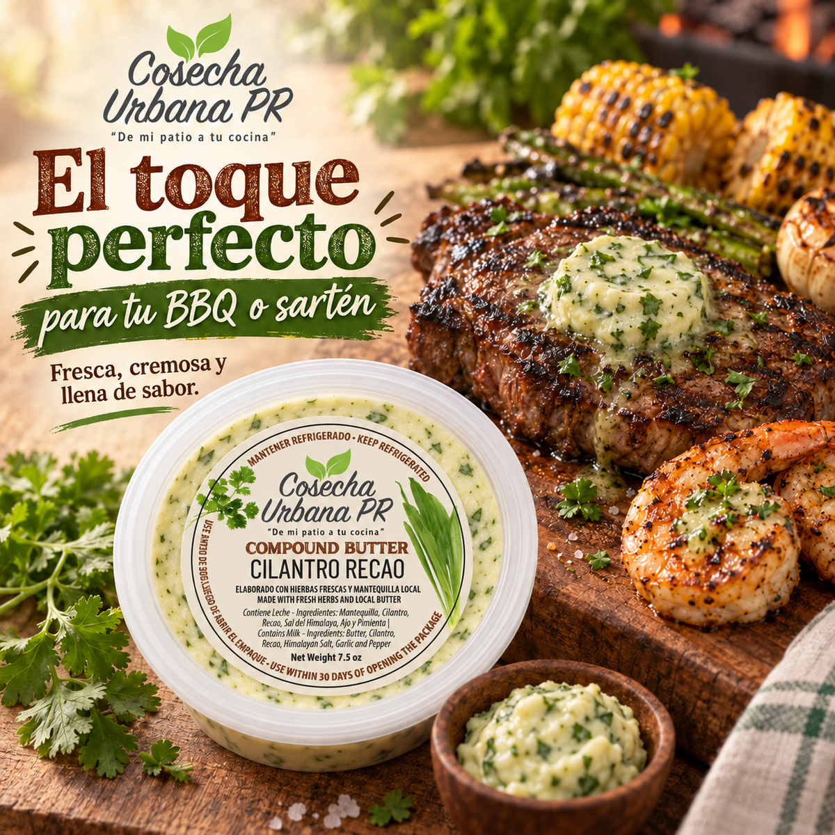 Mantequilla cilantrillo & recao